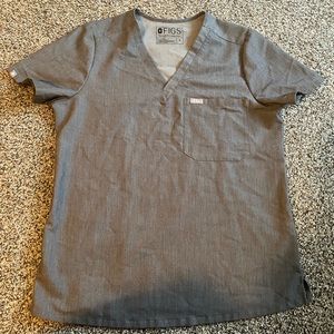 Figs Caterina Graphite Top M BLEACH STAIN